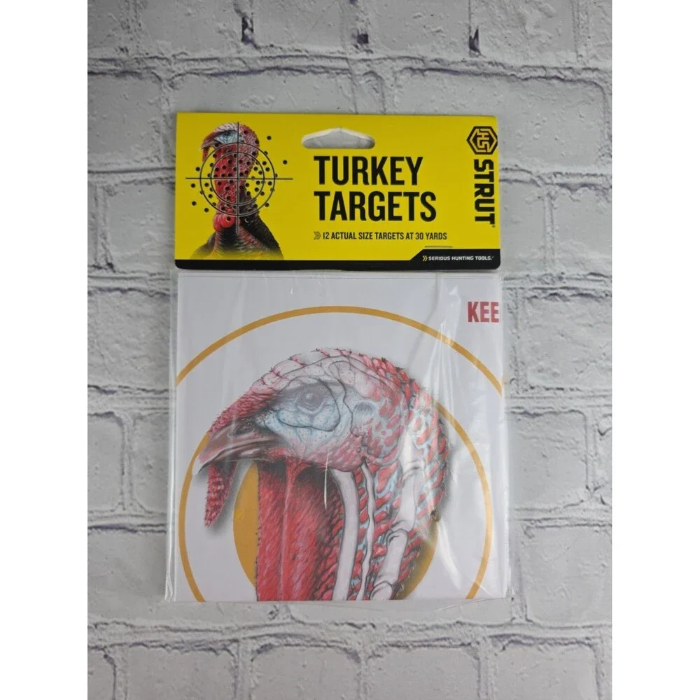 HS STRUT 12 Turkey Targets At 30 Yards, 11” X 11”, Pattern Your Shotgun (8)